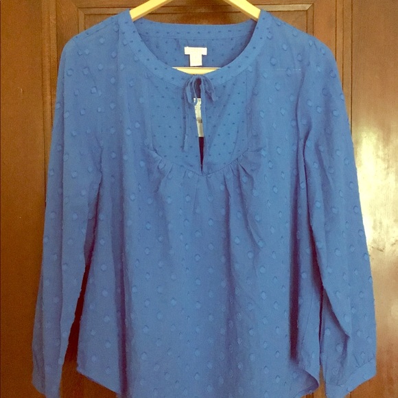 J. Crew Tops - J. Crew Swiss Dot tunic top